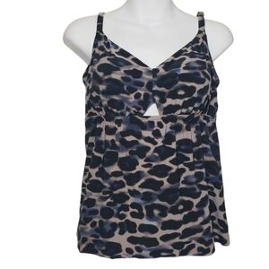 Dreamsuit Slimming Control Cut Out Gray Tankini